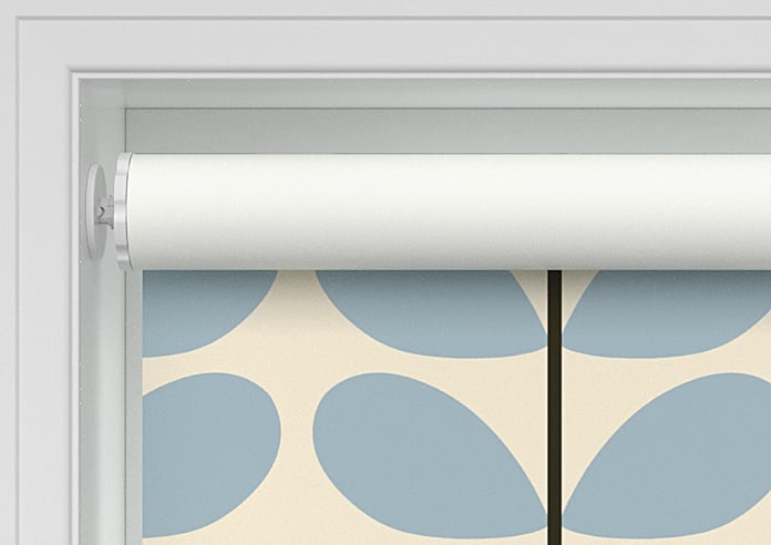 Orla Kiely Two Colour Stem, Powder Blue - Twist&Fit Roller Blind - Image 9
